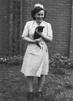 nurse rebich and kitten